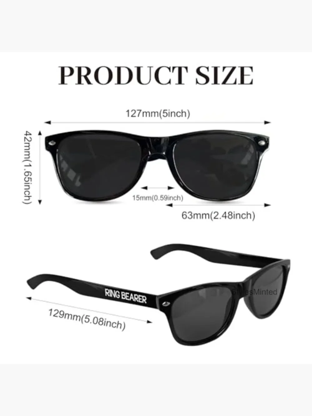Ring Bearer Sunglasses for Kids Wedding Party Favors UV Protection